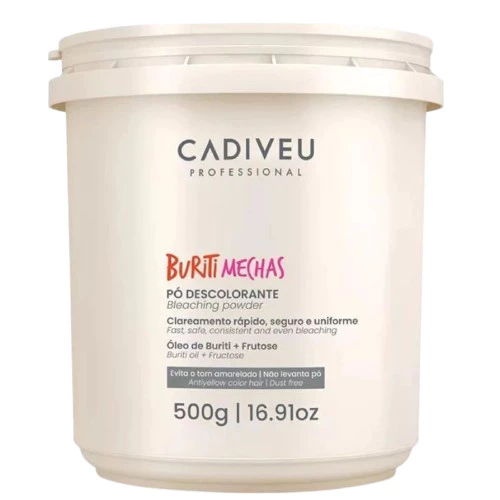 Kit Produtos Pro Cadiveu Buriti Mechas Pó Descolorante